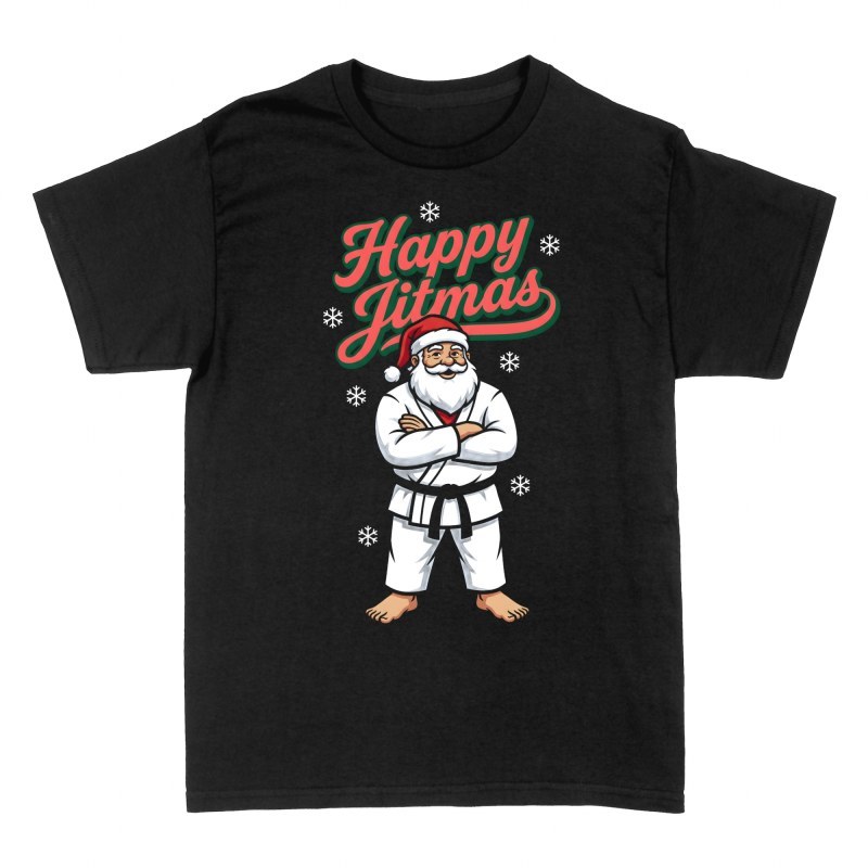 T-shirts: P&egrave;re No&euml;l jiu-jitsu ceinture noire
