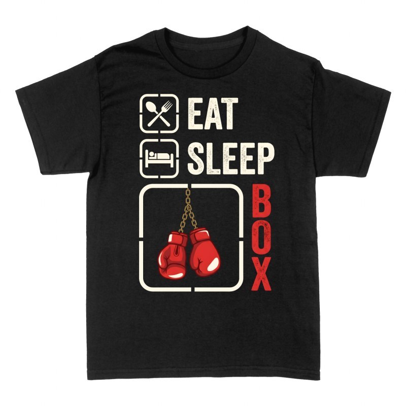 T-shirts: Manger dormir boxer avec gants