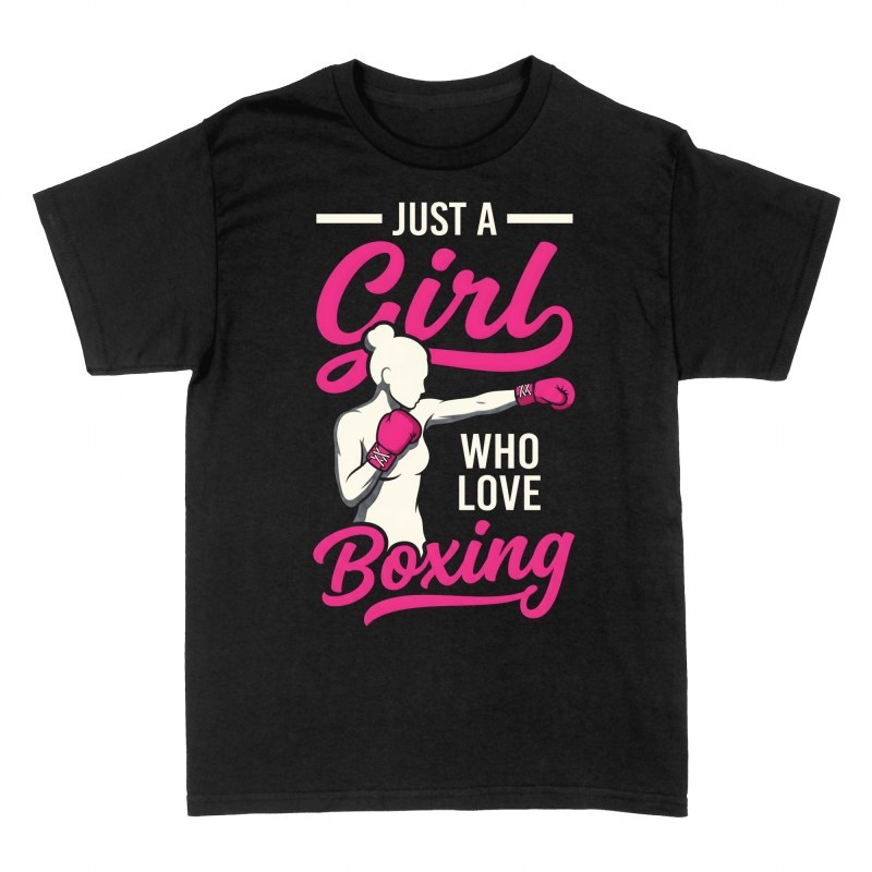 T-shirts: Juste une fille qui aime la boxe
