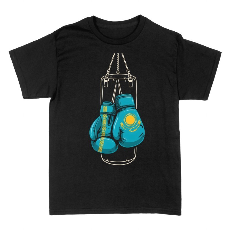 T-shirts: Gants de boxe Kazakhstan et sac