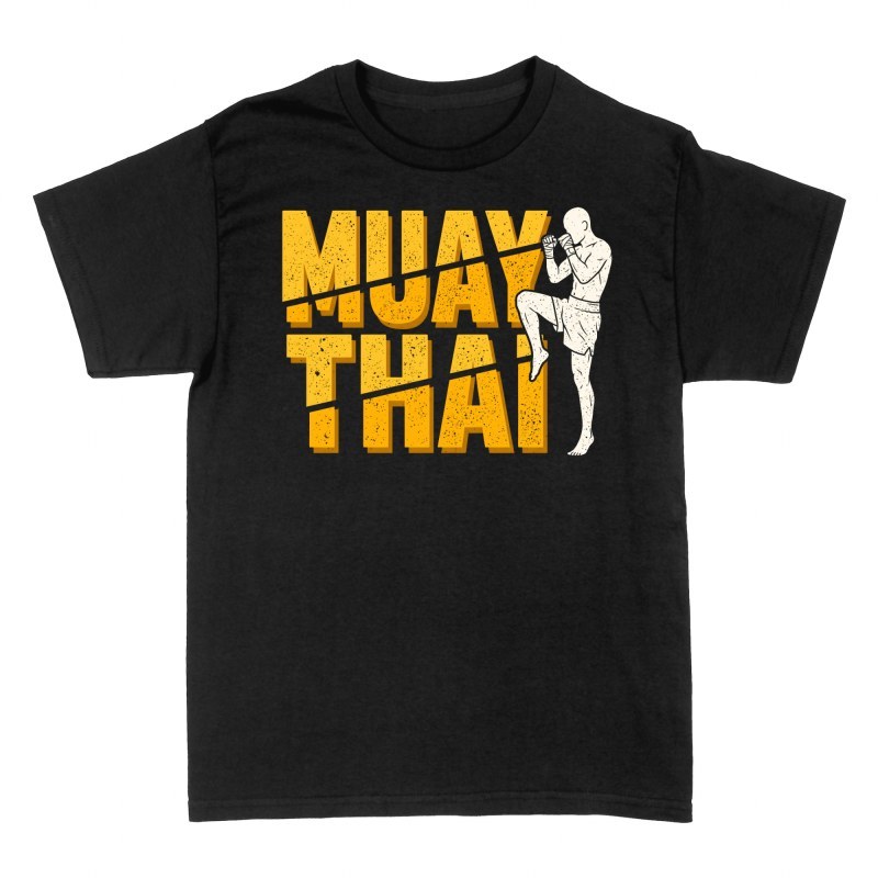 T-shirts: Combattant de Muay Thai en garde