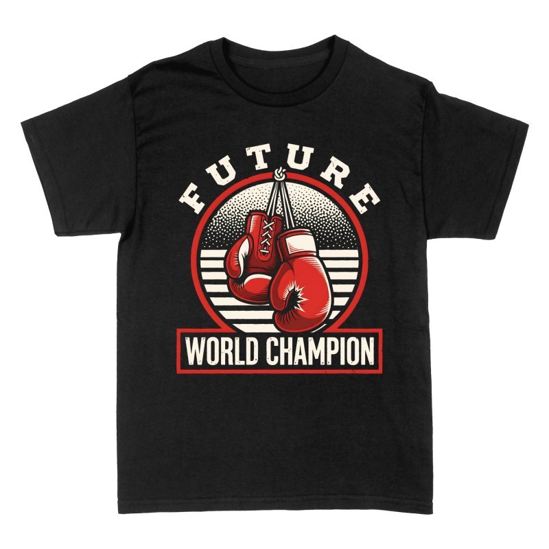 T-shirts: Gants de boxe futur champion