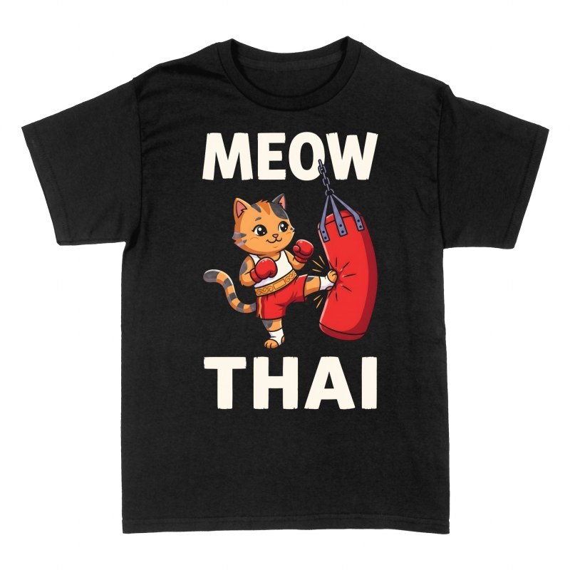 T-shirts: Chat boxeur muay tha&iuml; kawaii