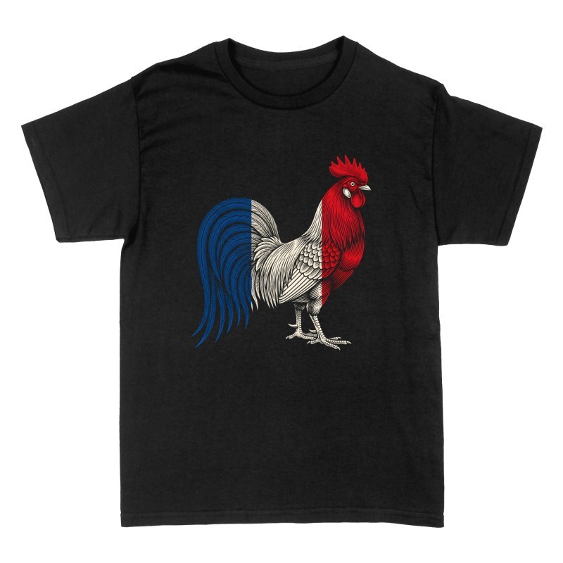 T-shirts: Coq gaulois drapeau fran&ccedil;ais