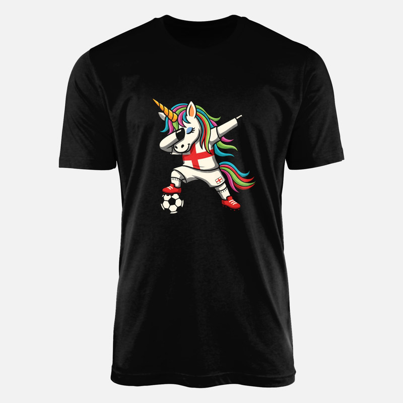 T-shirts: Licorne dabbing footballeur Angleterre