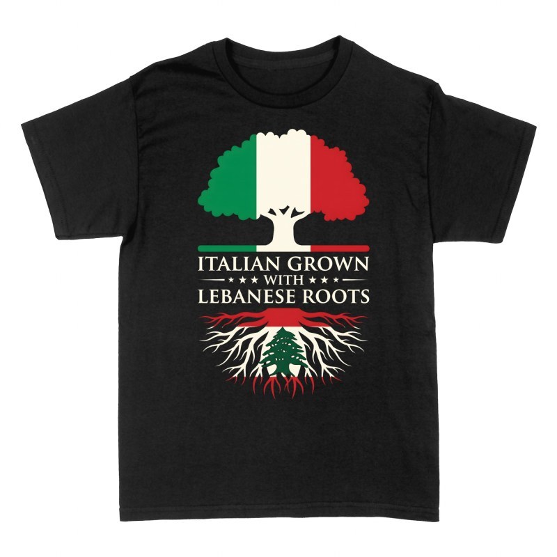 T-shirts: Arbre racines libanaises et Italie