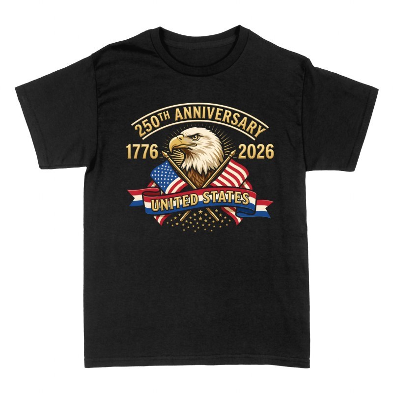 T-shirts: Aigle 250e anniversaire des &Eacute;tats-Unis