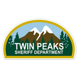 Stickers muraux: Département du shérif de Twin Peaks