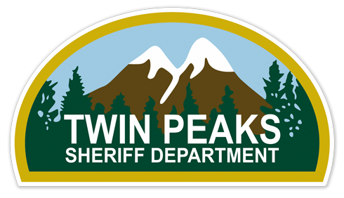 Stickers muraux: Département du shérif de Twin Peaks