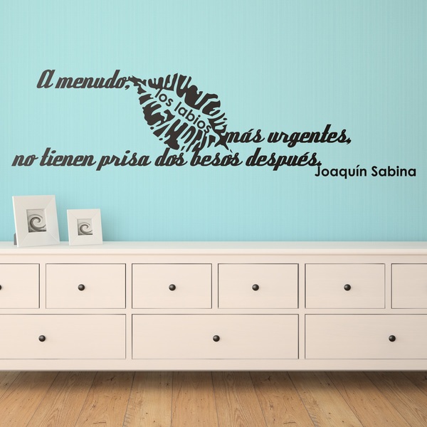 Stickers muraux: Los Labios - Joaqu&iacute;n Sabina