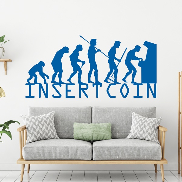 Stickers muraux: Evolution InsertCoin