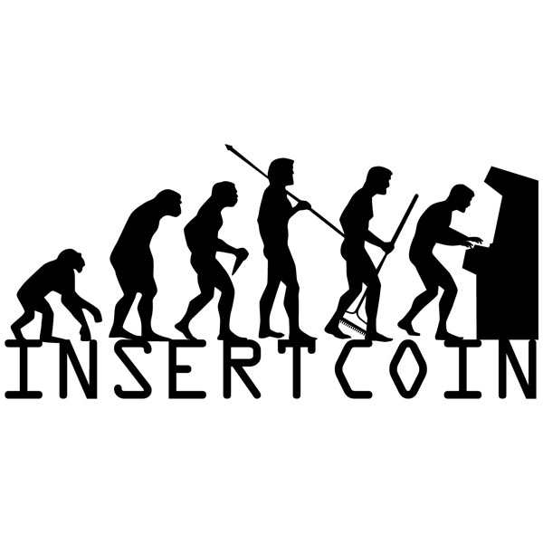 Stickers muraux: Evolution InsertCoin