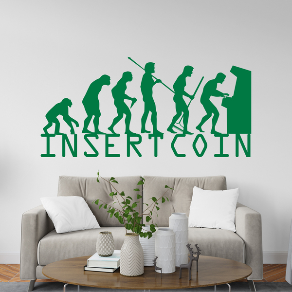 Stickers muraux: Evolution InsertCoin