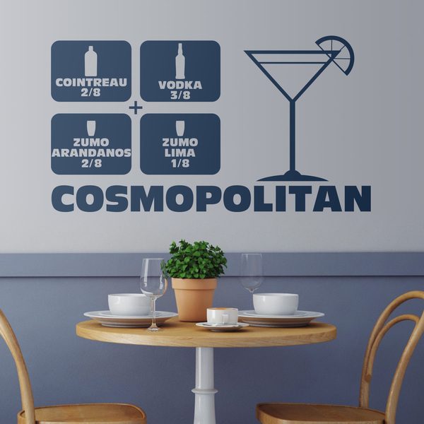 Stickers muraux: Cocktail Cosmopolitan