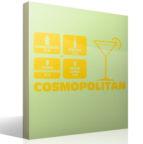 Stickers muraux: Cocktail Cosmopolitan