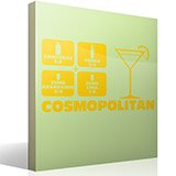 Stickers muraux: Cocktail Cosmopolitan 3