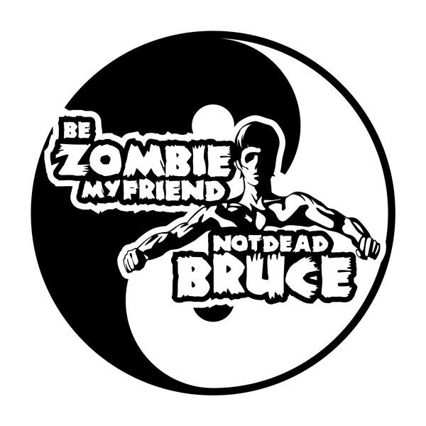 Stickers muraux: Bruce Zombie