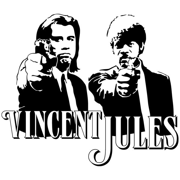 Stickers muraux: Vincent & Jules