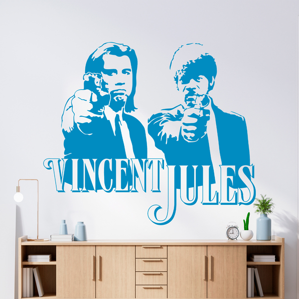 Stickers muraux: Vincent & Jules
