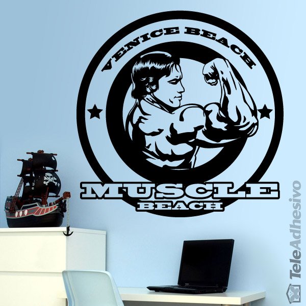 Stickers muraux: Arnold Muscle