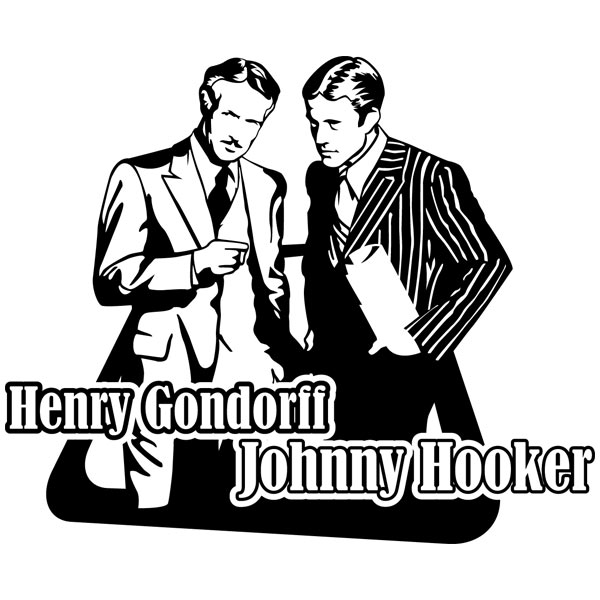 Stickers muraux: Johnny Hooker et Henry Gondorff