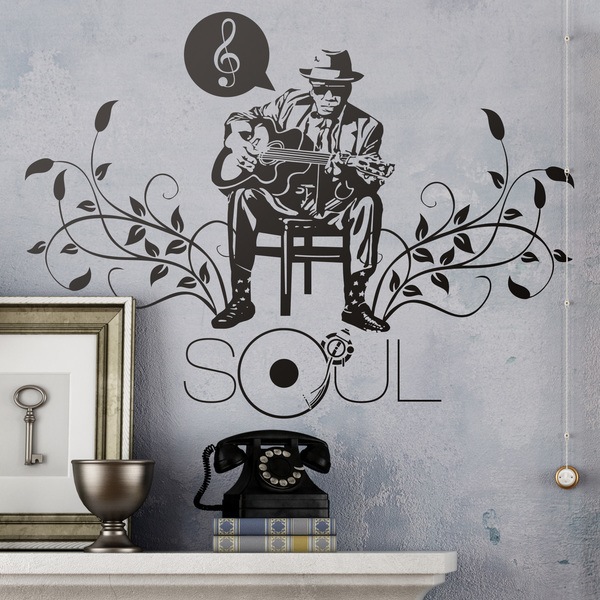 Stickers muraux: Soul, John Lee Hooker