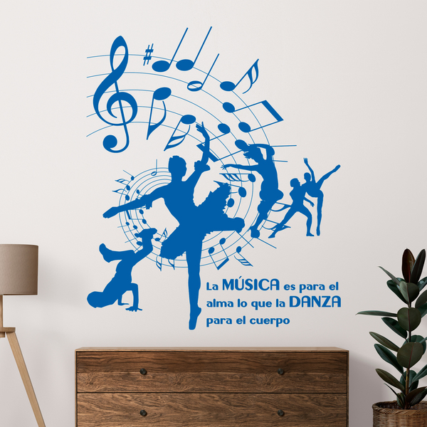 Stickers muraux: Musique et danse