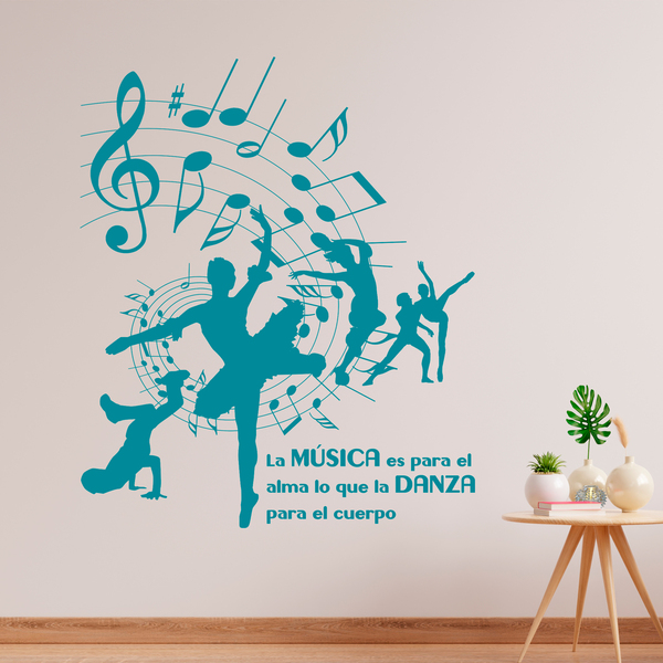 Stickers muraux: Musique et danse