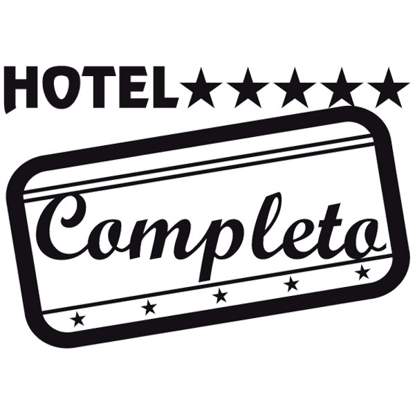 Stickers camping-car: Hotel Completo classic