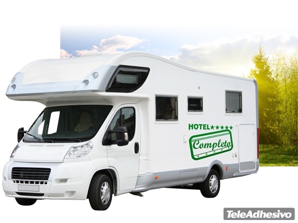 Stickers camping-car: Hotel Completo classic