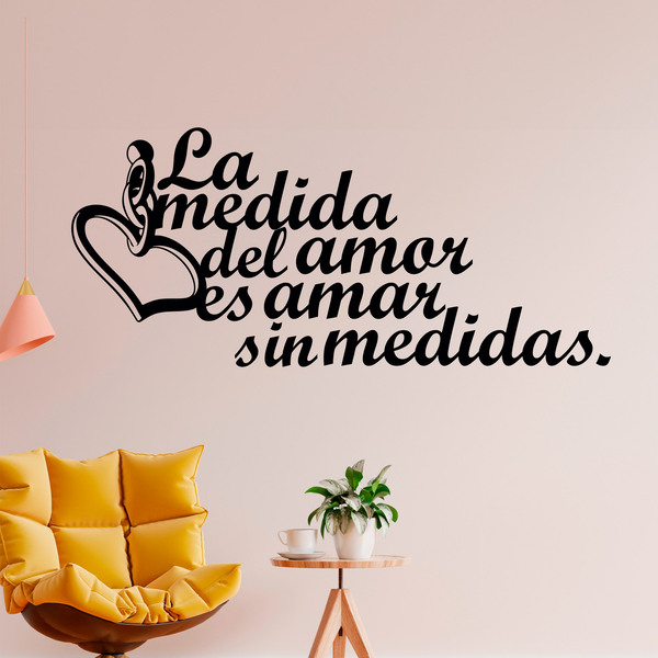 Stickers muraux: Amar sin medidas