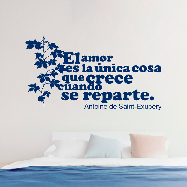 Stickers muraux: Amor Crece Exupery