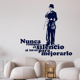 Stickers muraux: Charlot silencio 2