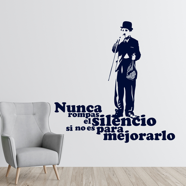 Stickers muraux: Charlot silencio