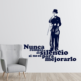 Stickers muraux: Charlot silencio 3