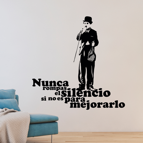 Stickers muraux: Charlot silencio