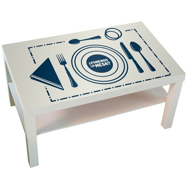 Stickers muraux: Nous Mettons la Table