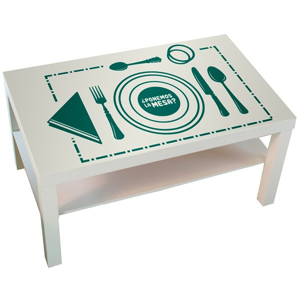 Stickers muraux: Nous Mettons la Table