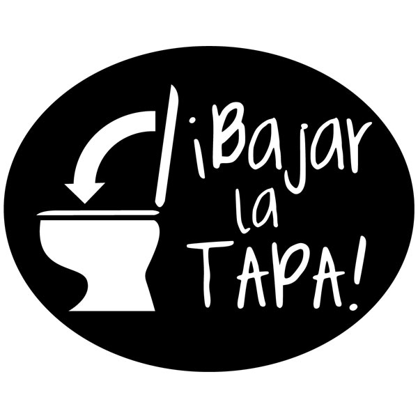 Stickers muraux: Bajar la Tapa