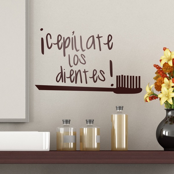 Stickers muraux: Cepillate Dientes