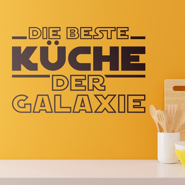 Stickers muraux: La Meilleure Cuisine Galactique en Allemand