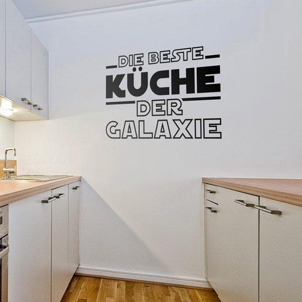 Stickers muraux: La Meilleure Cuisine Galactique en Allemand