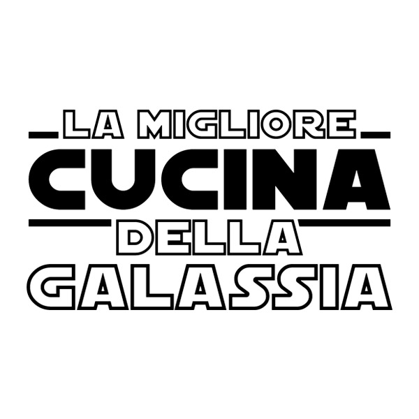 Stickers muraux: La Meilleure Cuisine Italienne Dans la Galaxie