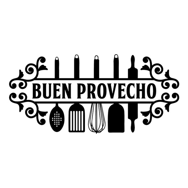 Stickers muraux: Bon Appétit en Espagnol