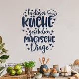 Stickers muraux: Cuisine Magique en Allemand 3