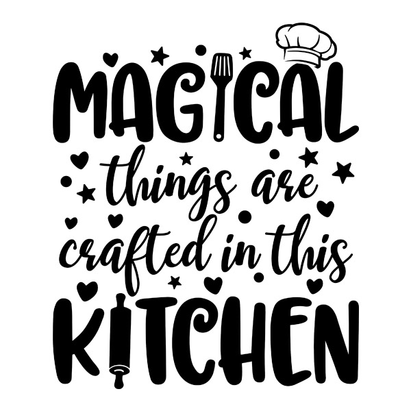 Stickers muraux: Magic Kitchen en Anglais