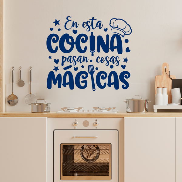 Stickers muraux: Cuisine Magique en Espagnol