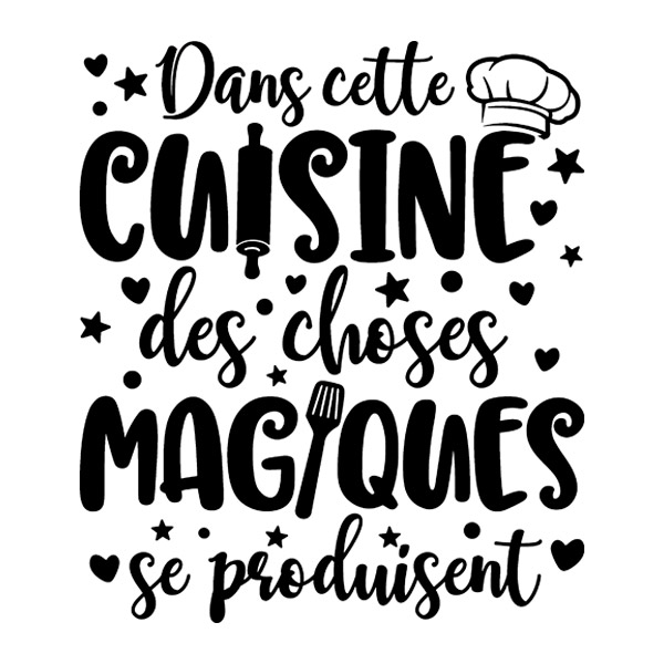 Stickers muraux: La Cuisine Magique