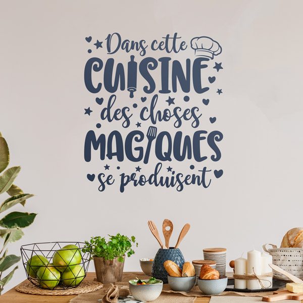 Stickers muraux: La Cuisine Magique