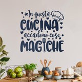 Stickers muraux: Cuisine Magique en italien 3